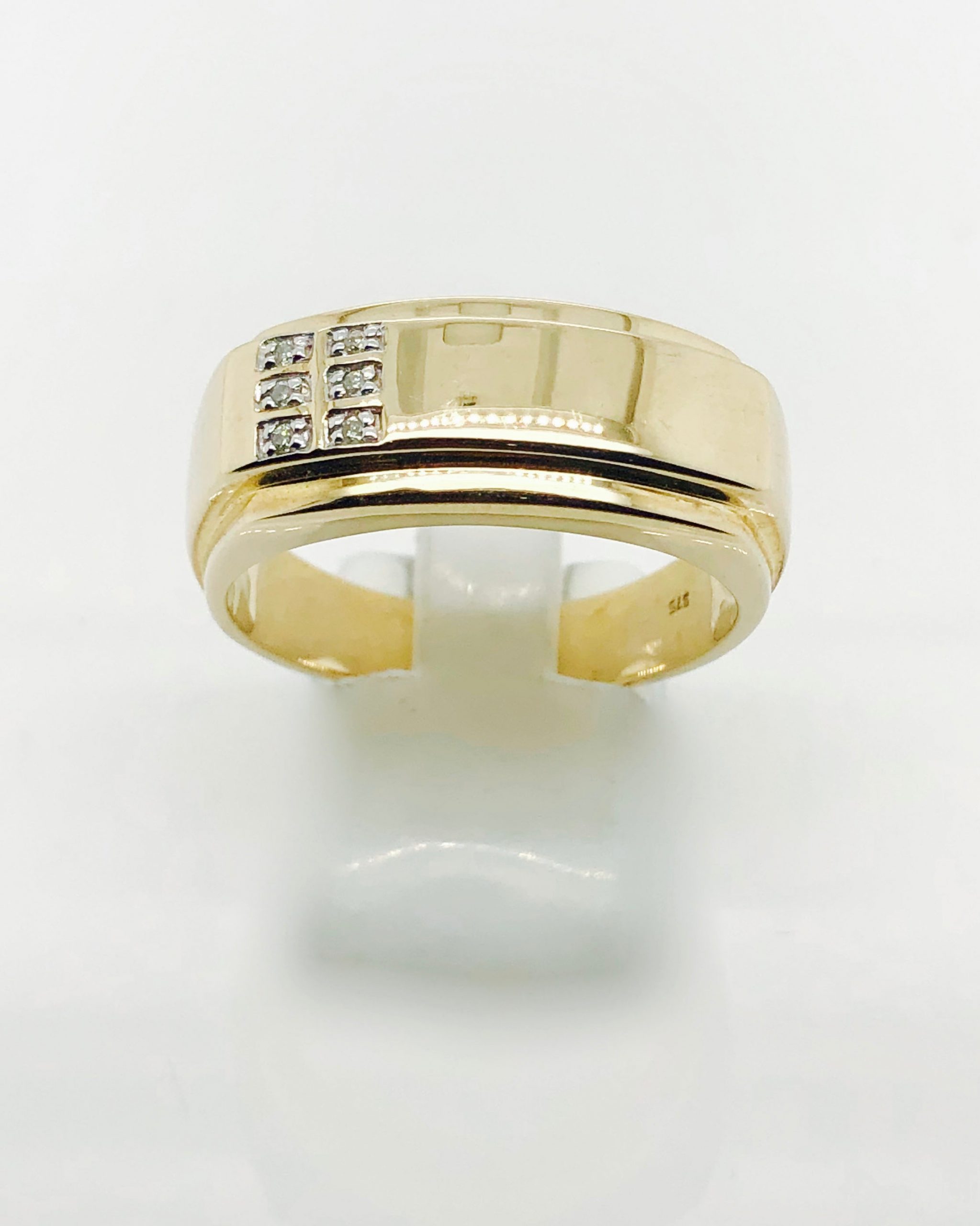 9ct Gold Gents Ring 009 Gold Rings, Men's Gold Rings 