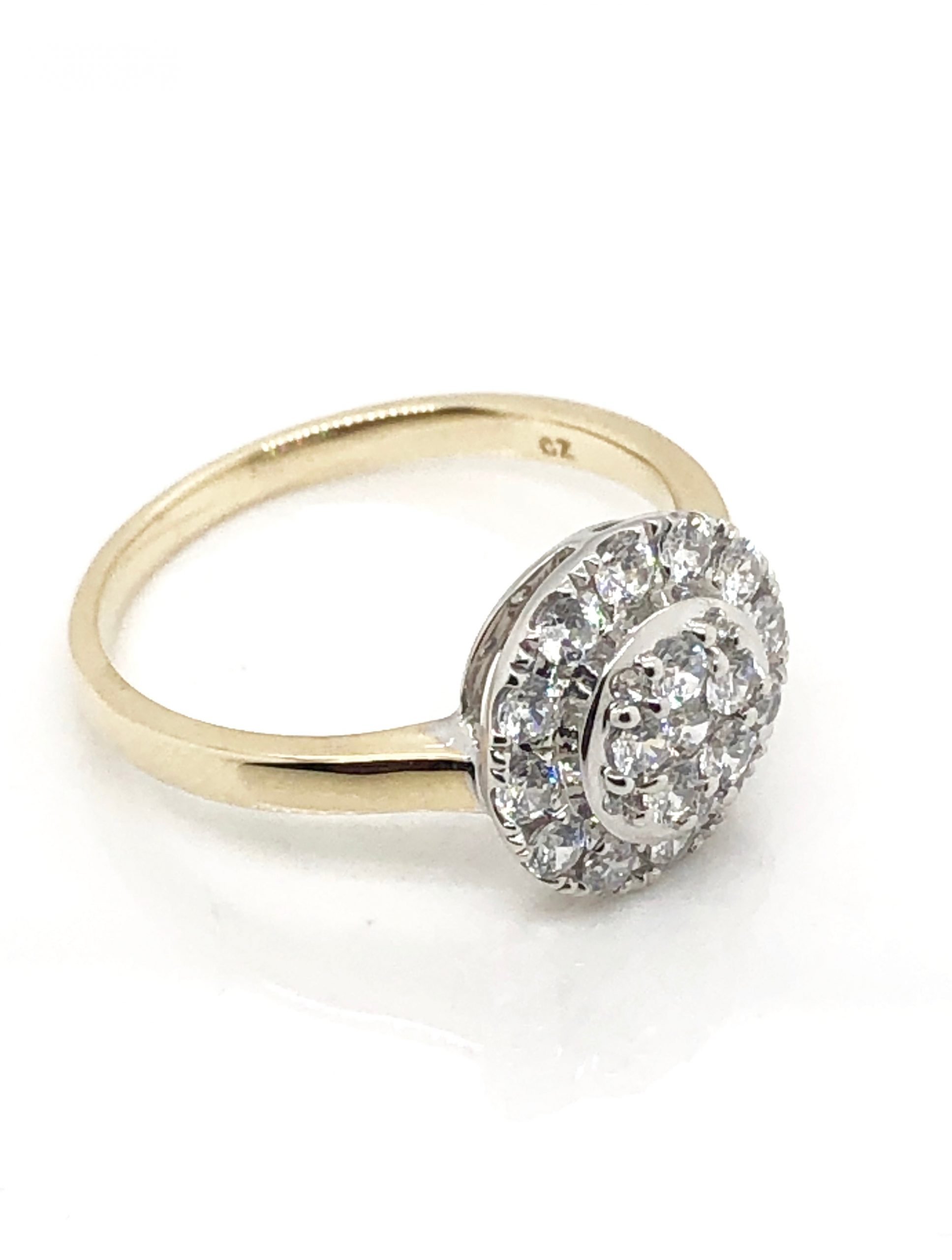 9ct Gold Ladies Cubic Zirconia Ring 006 Gold Rings 