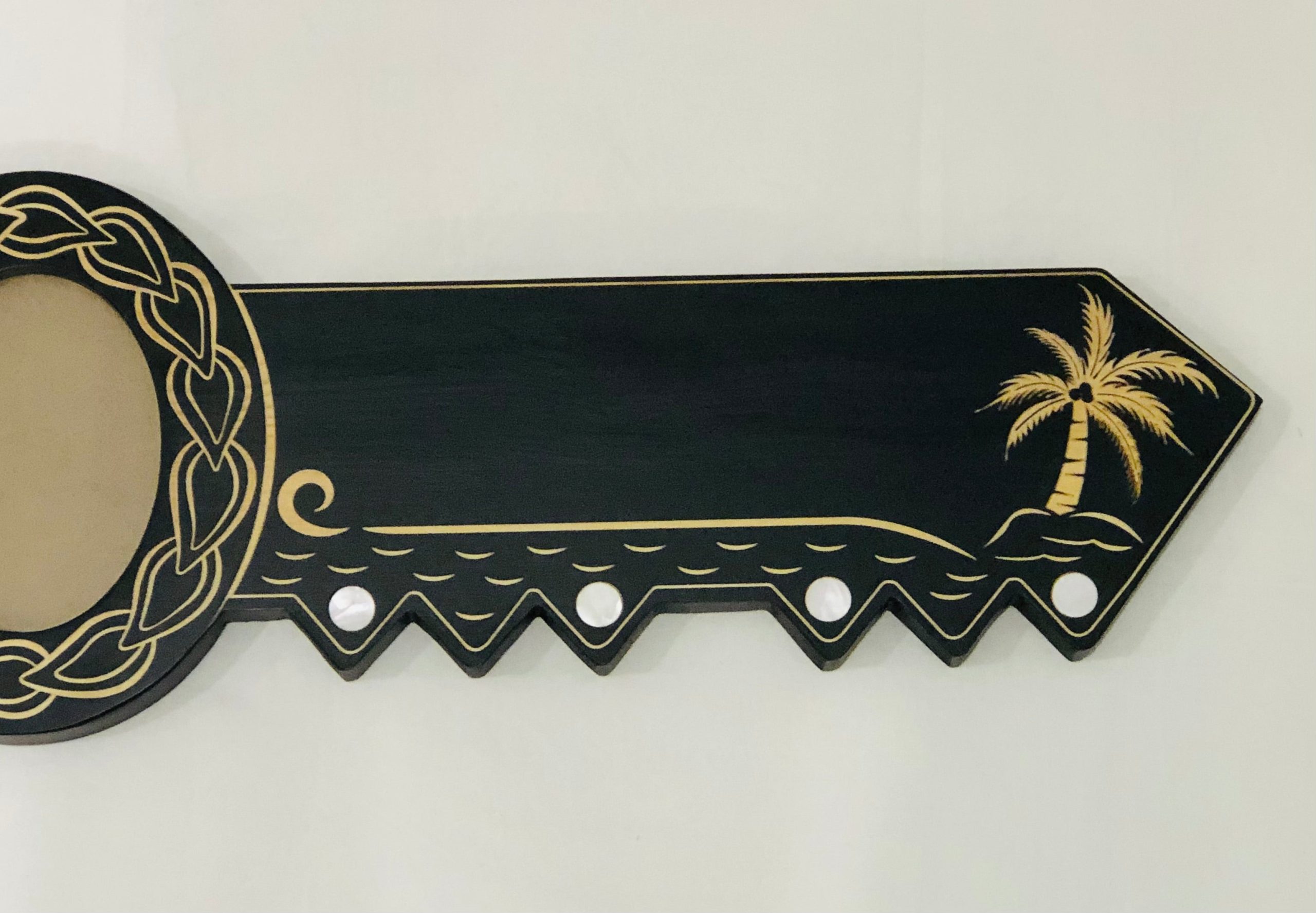 21st Island Design Key with Laser Engraved Patterns & Tongan Sila with White Mother Of Pearl Shell Inlays - Design 2133 21st Keys 21st Island Design Key with Laser Engraved Patterns & Tongan Sila with White Mother Of Pearl Shell Inlays - Design 2133 21st Keys