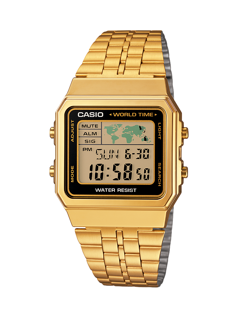 Casio Classic Digital World Map Watch - A500WGA-1D CASIO 