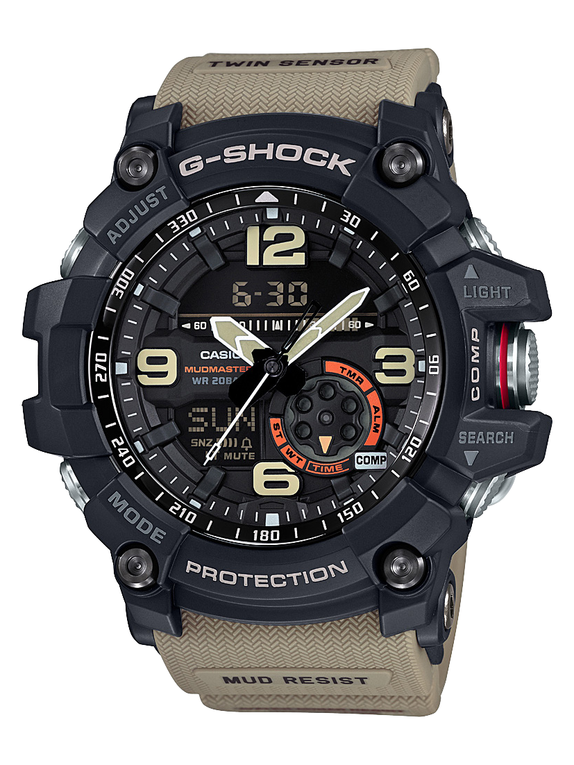 Casio G-Shock Mudmaster Twin Sensor 200m WR Watch - GG1000-1A5 G-SHOCK 