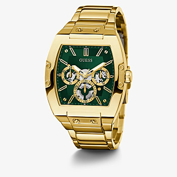 Guess Phoenix Green Dial Gold Tone Case Gold Tone Stainless Strap Watch - GW0456G3 GUESS Guess Phoenix Green Dial Gold Tone Case Gold Tone Stainless Strap Watch - GW0456G3 GUESS