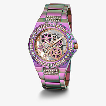 Guess Reveal Iridescent Case Iridescent Stainless Steel Watch - GW0302L3 GUESS 