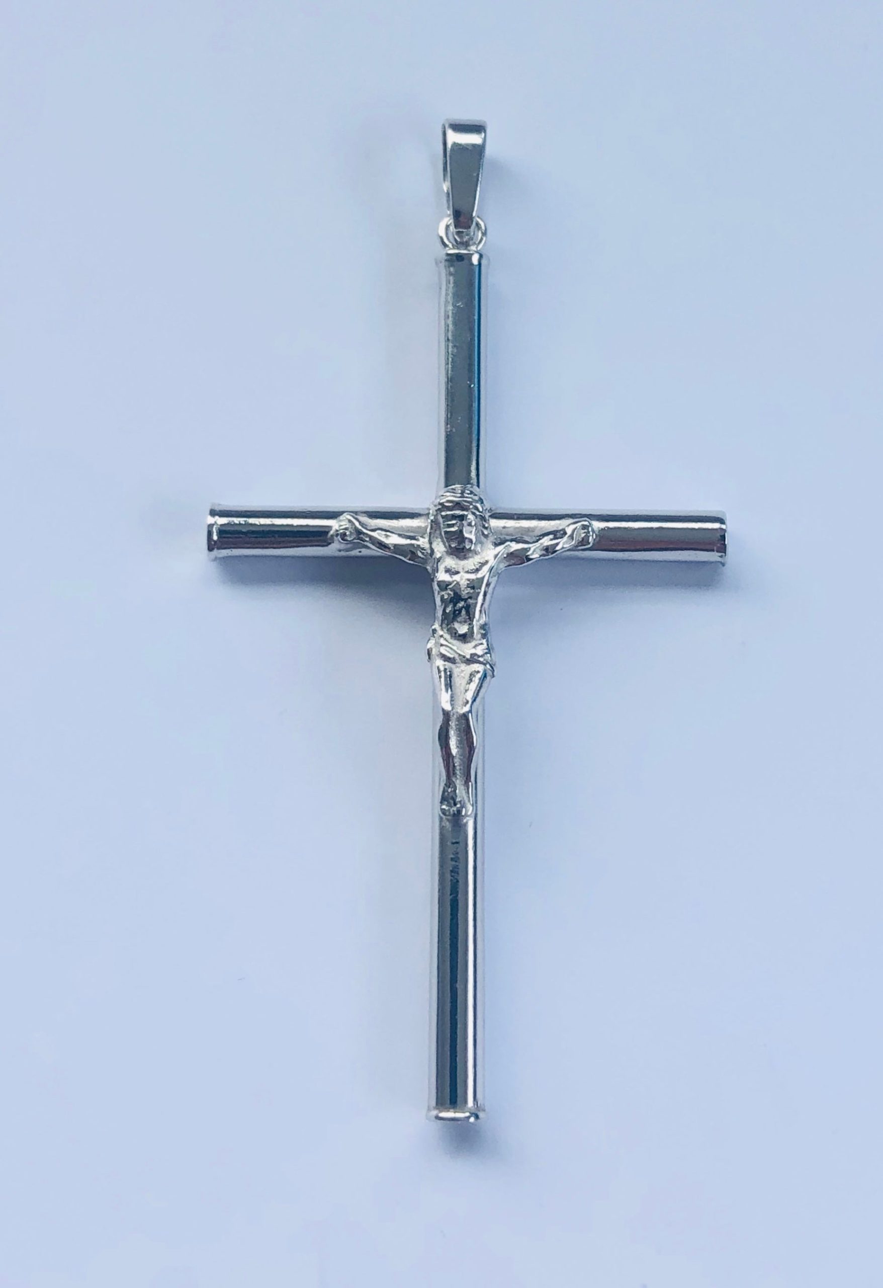 Sterling Silver Crucifix Pendant 59mm x 31mm - 016 Sterling Silver Pendants 