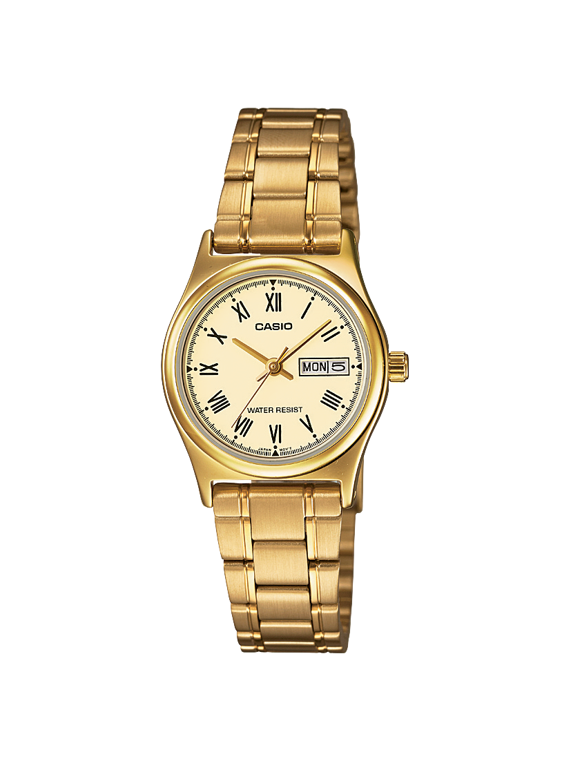 Casio Ladies Analogue Watch - LTPV006G-9B CASIO 