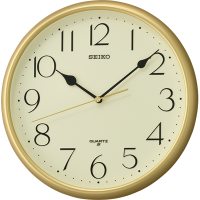 Seiko Classic Gold Wall Clock - QXA747G Seiko 
