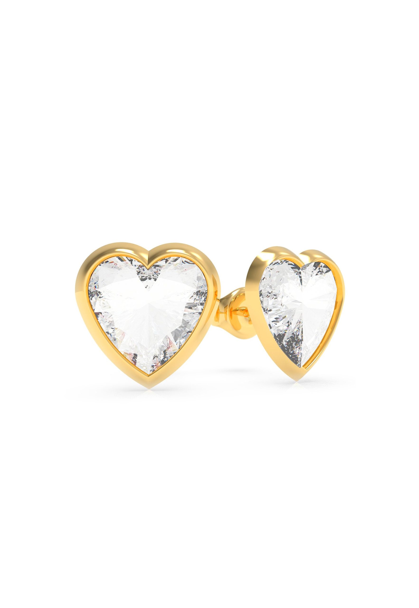 GUESS HEART STUD EARRINGS - UBE70040 GUESS JEWELLERY 
