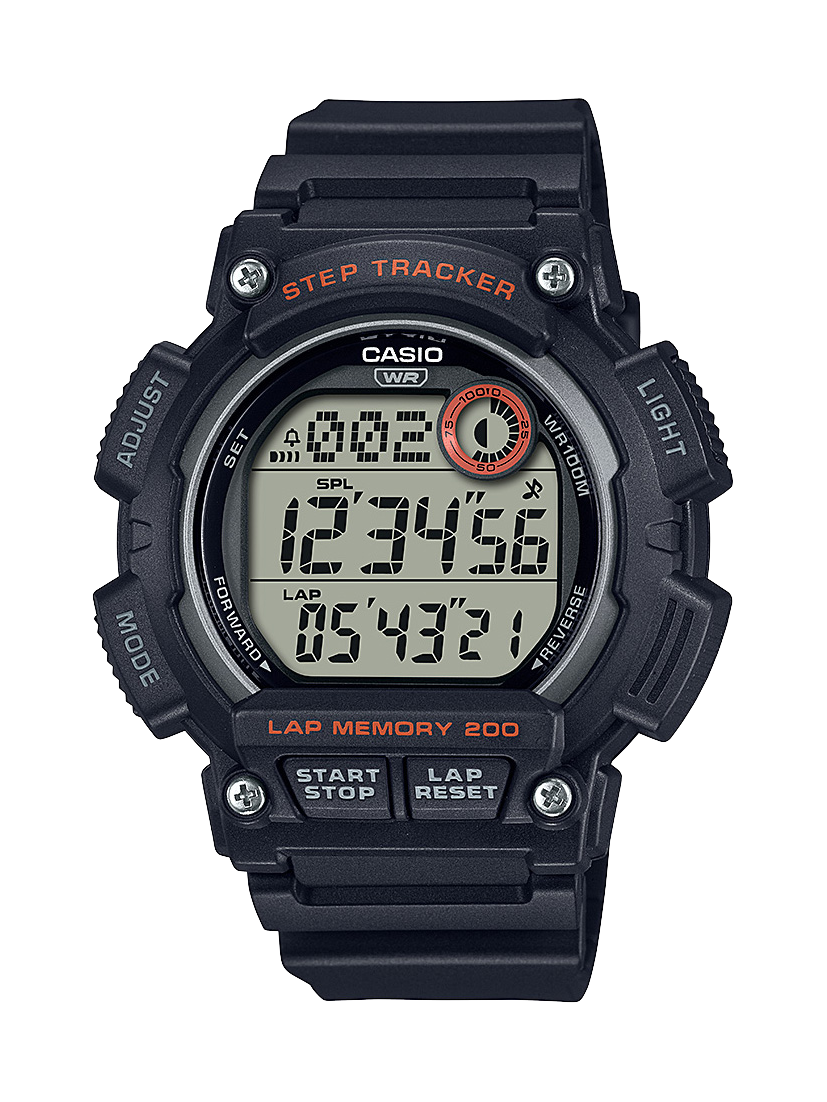 Casio Digital Steptracker Watch - WS2100H-1A CASIO 