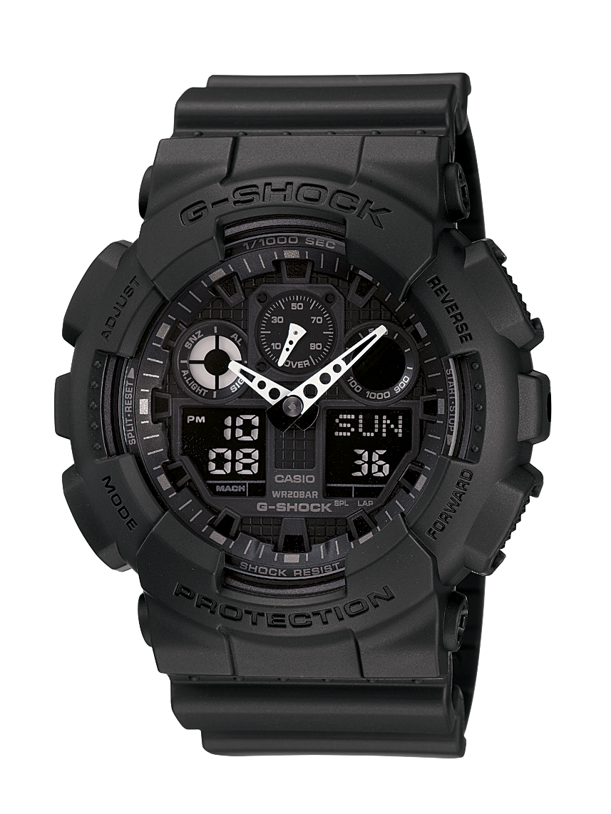 Casio G-Shock Dual Time Watch - GA100-1A1 G-SHOCK 