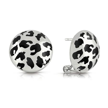 Guess Rodium Plated Stud Earrings - UBE29087 GUESS JEWELLERY 