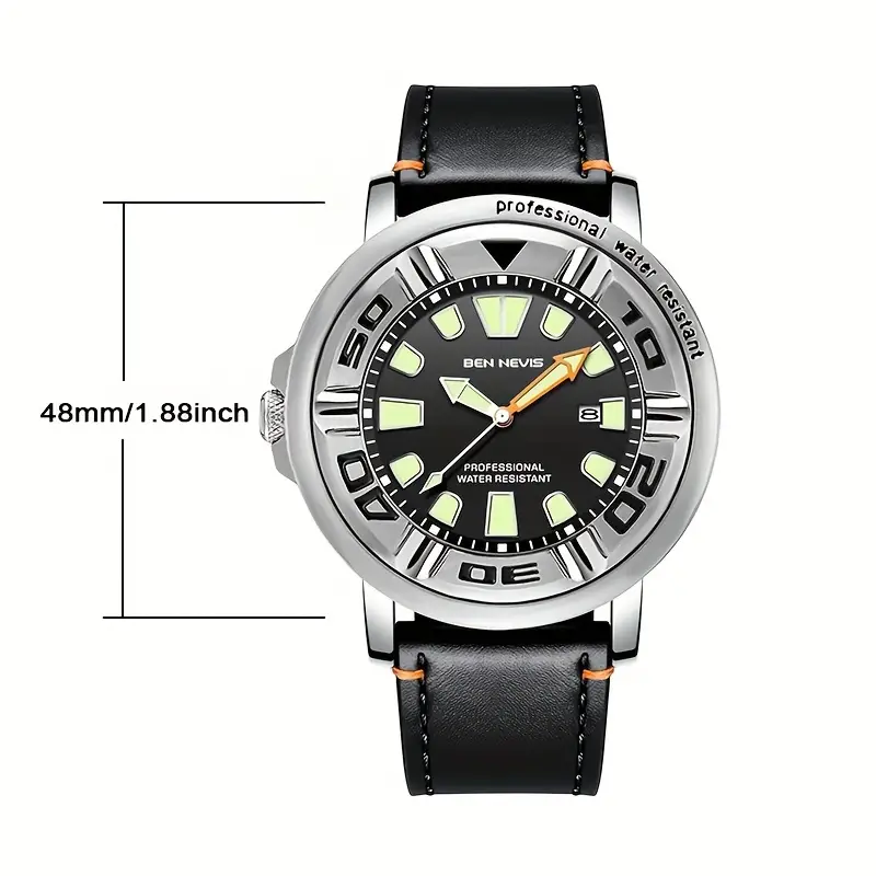 BEN NEVIS 30m Water Resistant And Luminous Quartz Watch For Men - CU11688 Dress Watches 