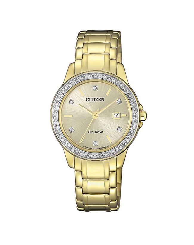 Citizen Ladies Eco-Drive Gold Tone Watch - FE1172-55P Citizen Eco-Drive 