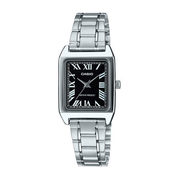 Casio Ladies Analogue Water Resist Black Dial Timepiece - LTPV007D-1B CASIO