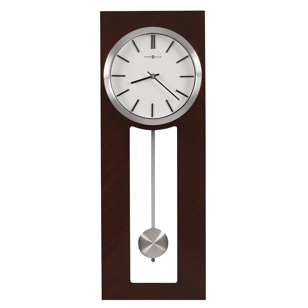Howard Miller Madson Modern Wooden Frame Pendulum Wall Clock Seiko Howard Miller Madson Modern Wooden Frame Pendulum Wall Clock Seiko