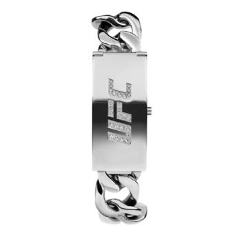 Timex UFC Championship ID Bracelet Silver Tone Bracelet 30mm Watch Pulsar 