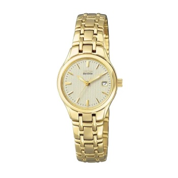 Citizen Eco-Drive Ladies Gold Tone Dress Watch - EW1262-55P Citizen Eco-Drive 