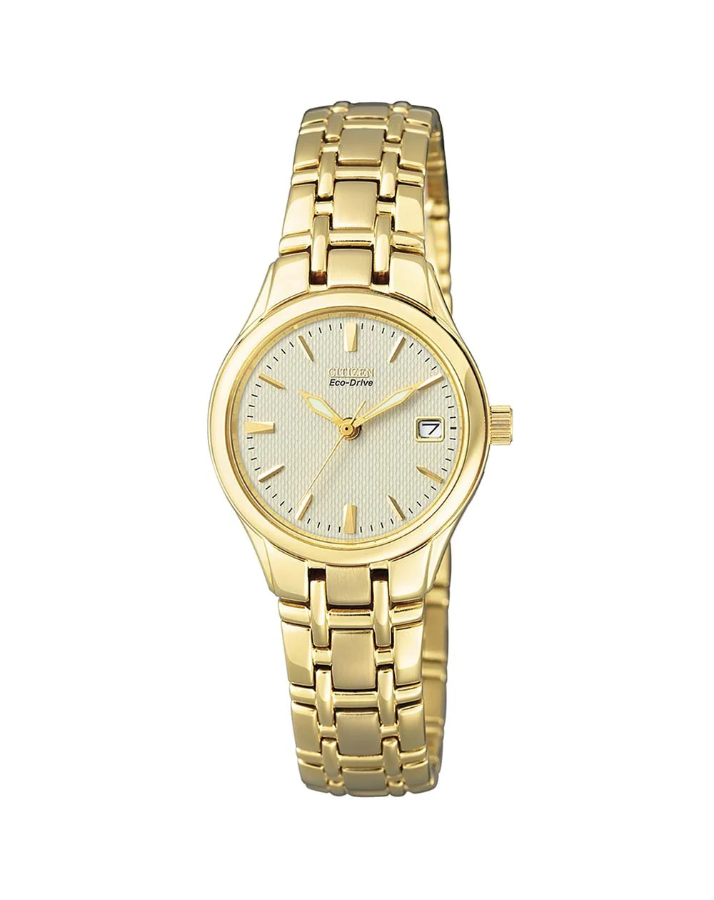 Citizen Eco-Drive Ladies Gold Tone Dress Watch - EW1262-55P Citizen Eco-Drive Citizen Eco-Drive Ladies Gold Tone Dress Watch - EW1262-55P Citizen Eco-Drive