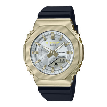 Casio G-Shock Ladies Series Duel Time Lighter Gold Colour Metal case 200m WR Watch - GMS2100BC-1A G-SHOCK 