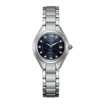 Citizen Eco-Drive Ladies Blue Dial Stainless Steel Case & Band Watch - EW2540-83L Citizen Eco-Drive 