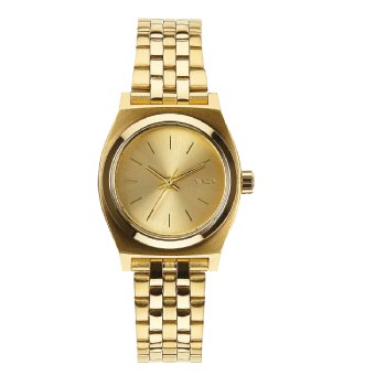 NIXON Small Time Teller All Gold Tone Ladies Watch - A399-502-00 NIXON, WATCH 