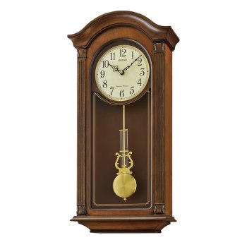 Seiko Pendulum Chiming Wooden Wall Clock - QXH066-B Seiko 