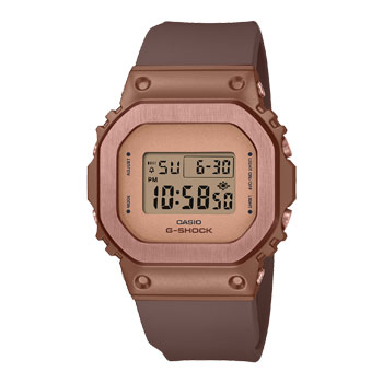 Womens's Casio G-Shock GMS5600BR-5 Steel Bronze Digital Watch - GM-S5600BR-5 G-SHOCK 