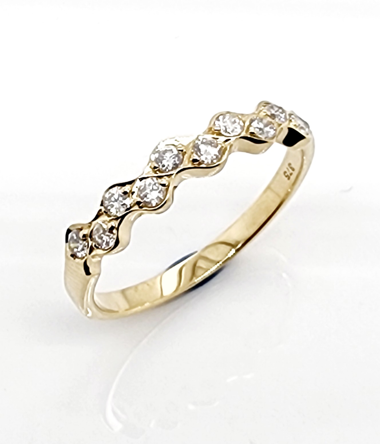 9ct Yellow Gold 0.30ct Diamond Wedding / Dress Ring Gold Rings 