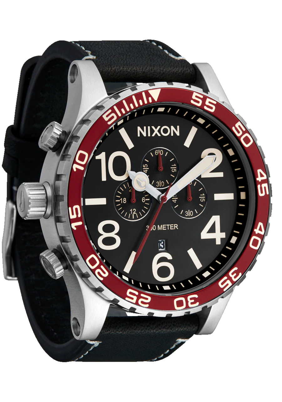 NIXON 51-30 Chrono Leather Watch - A1392-5199-00 NIXON, WATCH 
