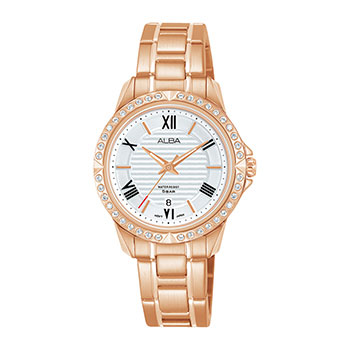 Alba Ladies Prestige Rose Gold Tone Watch - AH7W90X1 ALBA 