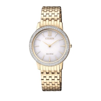 Citizen Eco-Drive Ladies Gold Tone Dress Watch - EX1483-84A Citizen Eco-Drive 