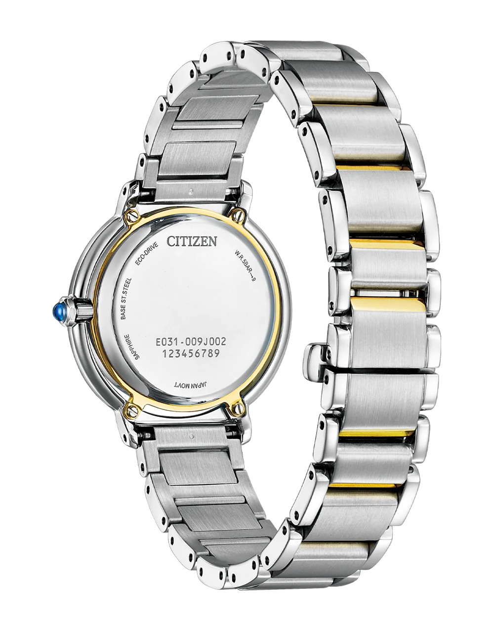 Citizen Eco-Drive Ladies Mother Of Pearl Face Dial Rose Two Tone Case & Band - EM1104-83D Citizen Eco-Drive Citizen Eco-Drive Ladies Mother Of Pearl Face Dial Rose Two Tone Case & Band - EM1104-83D Citizen Eco-Drive