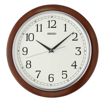 Seiko Wooden Case White Dial Clock - QXA813-B Seiko 