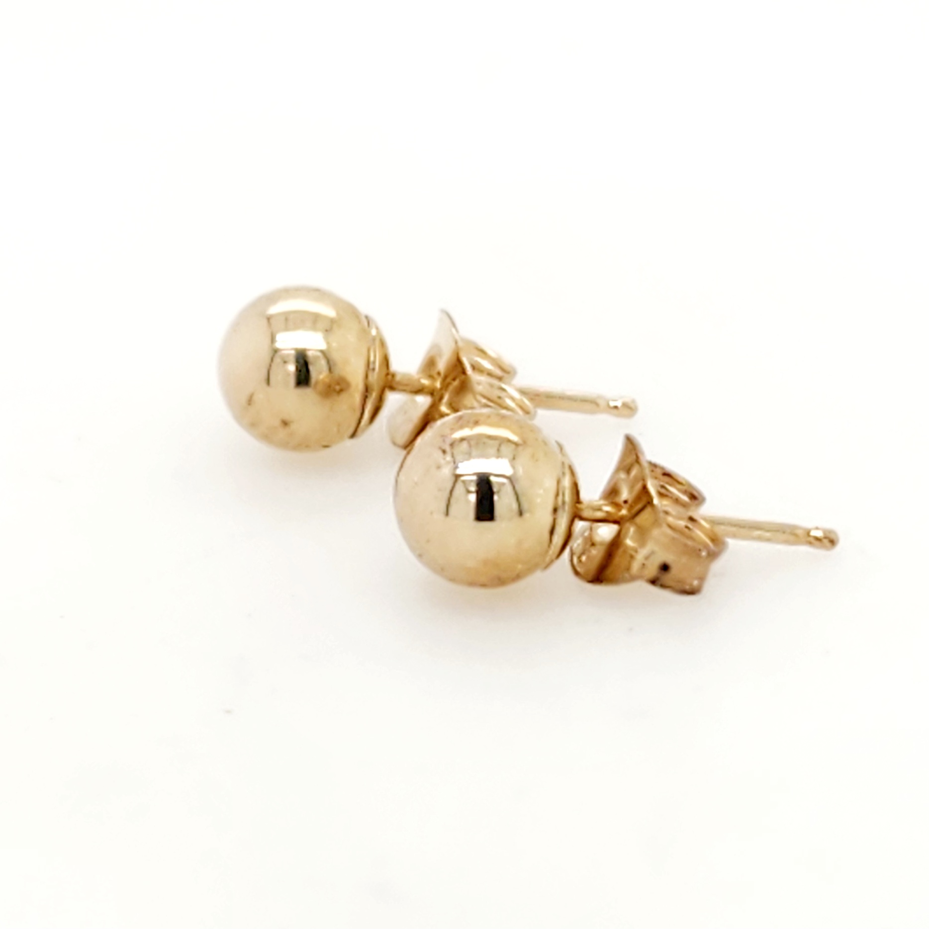 5mm Ball Stud Earrings in 9ct Yellow Gold Gold Earrings 