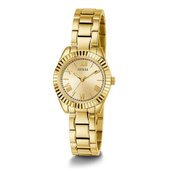 Guess Gold Tone Mini Luna Vintage Link Watch - GW0687L2 GUESS 