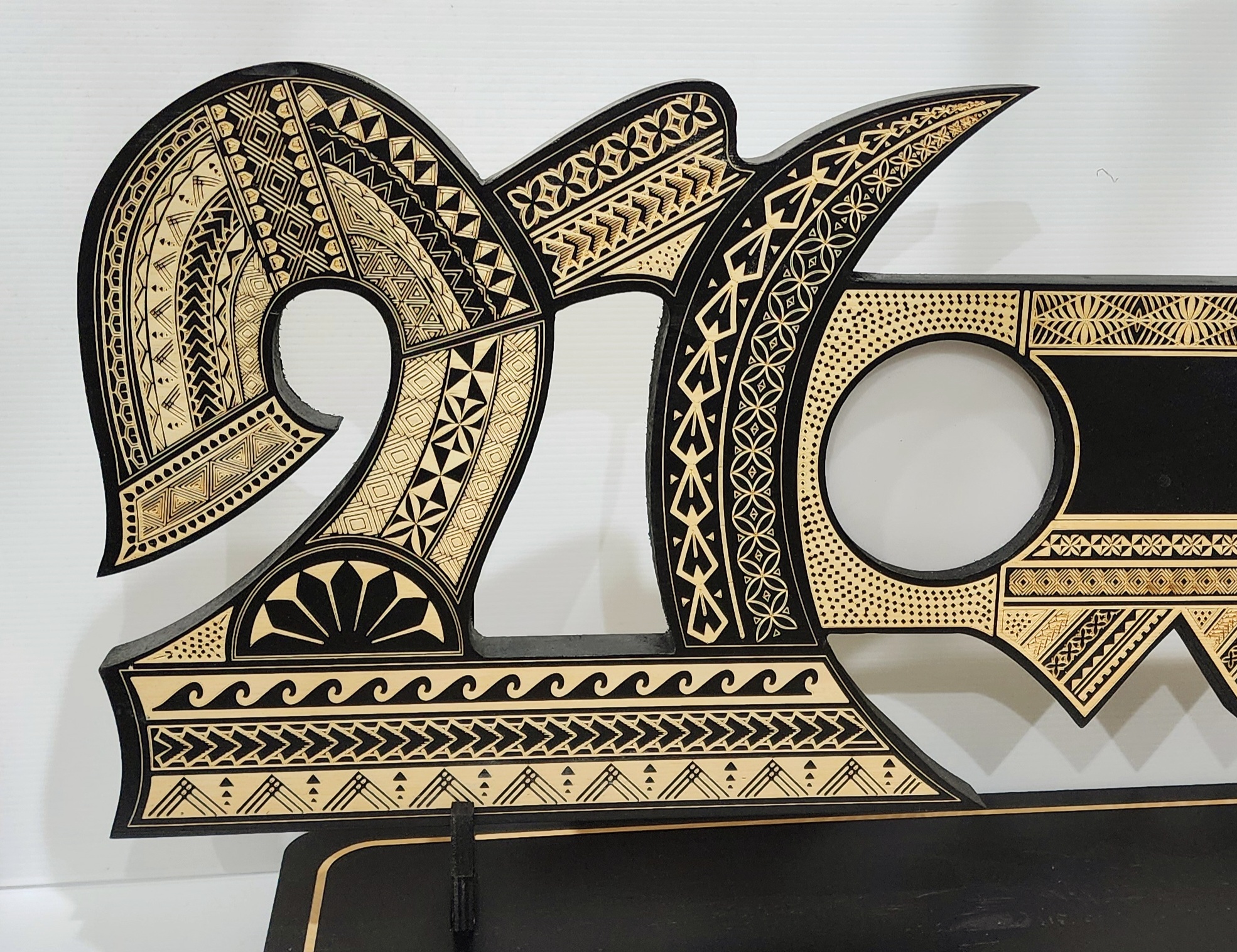 21st Wooden Key Black Shade Island Design On Stand With Tongan Sila 21st Keys 21st Wooden Key Black Shade Island Design On Stand With Tongan Sila 21st Keys