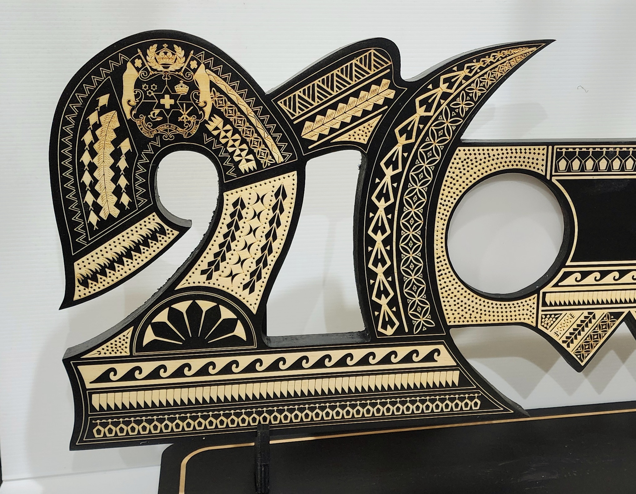 21st Wooden Key Black Shade Island Design On Stand With Tongan Sila 21st Keys 21st Wooden Key Black Shade Island Design On Stand With Tongan Sila 21st Keys