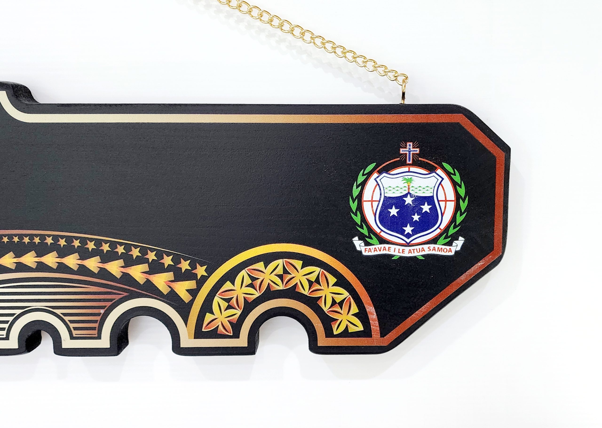 Island Design Golden Red Theme Colour UV Printed Birthday Key with Coloured Samoan Sila 21st Keys Island Design Golden Red Theme Colour UV Printed Birthday Key with Coloured Samoan Sila 21st Keys