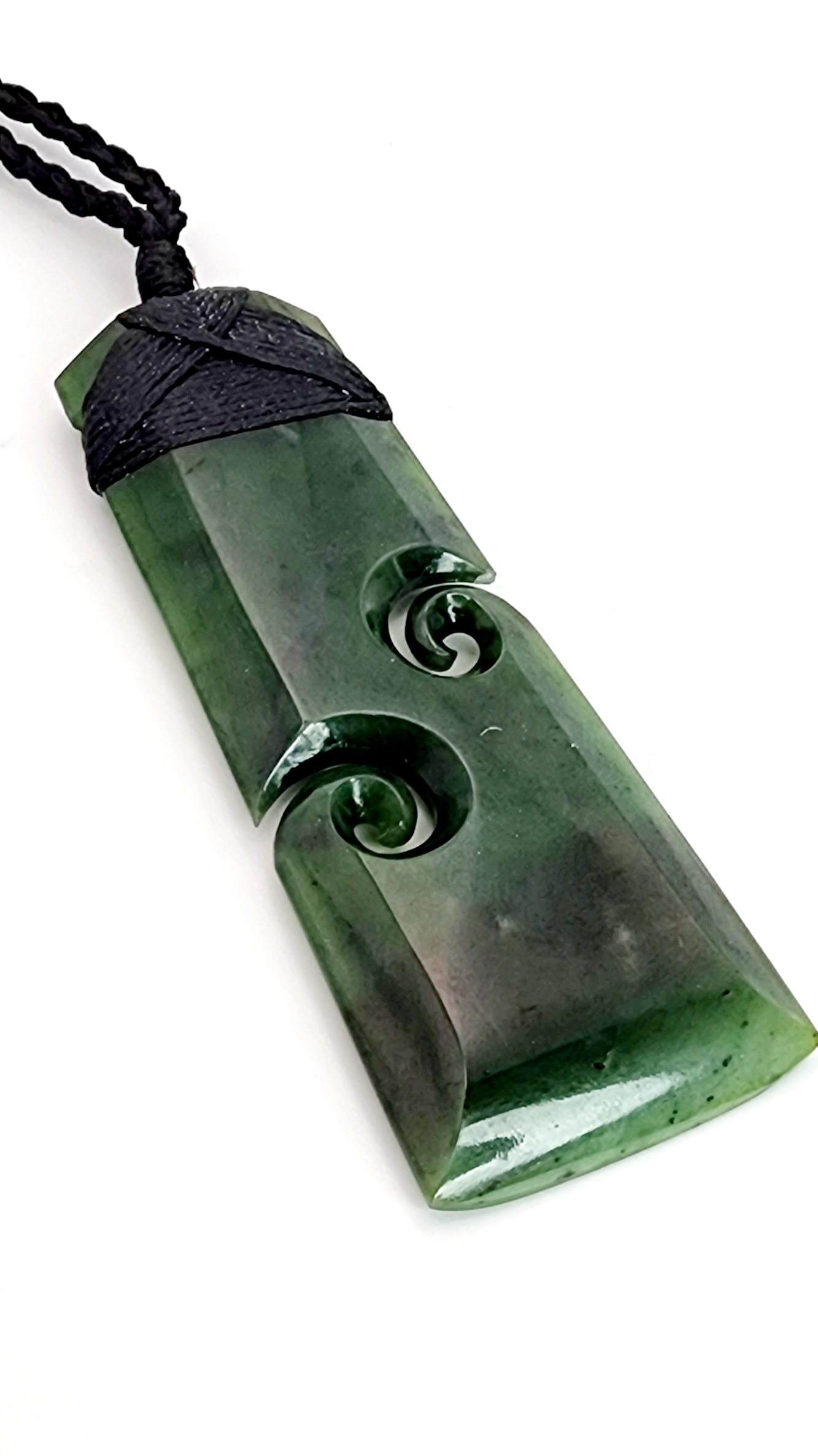 Greenstone Toki with Double Koru Greenstone?Jewellery 