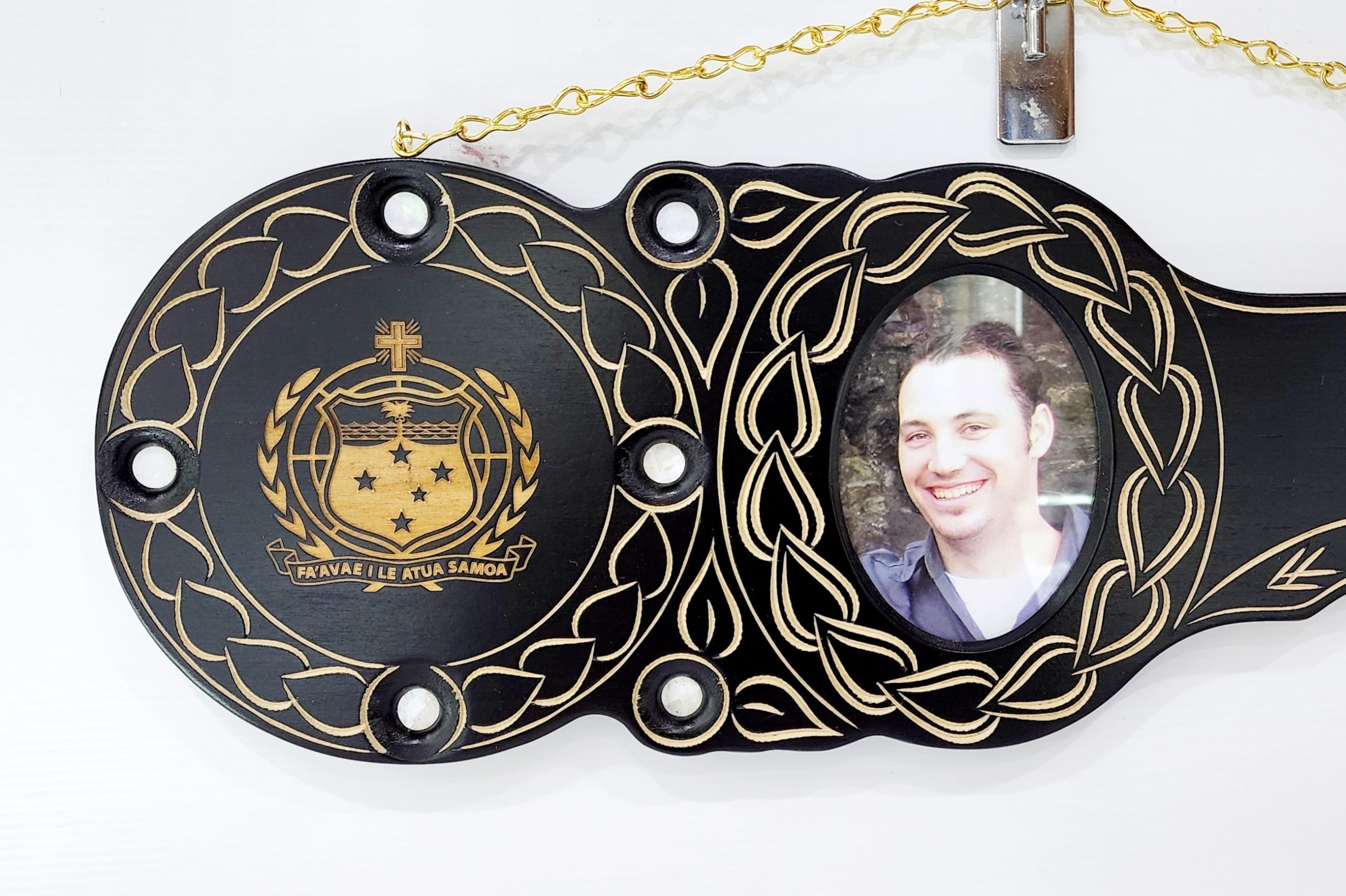 21st Hand Carved Island Design Key with Laser Engraved SamoanSila and White Mother Of Pearl Shell 21st Keys 21st Hand Carved Island Design Key with Laser Engraved SamoanSila and White Mother Of Pearl Shell 21st Keys