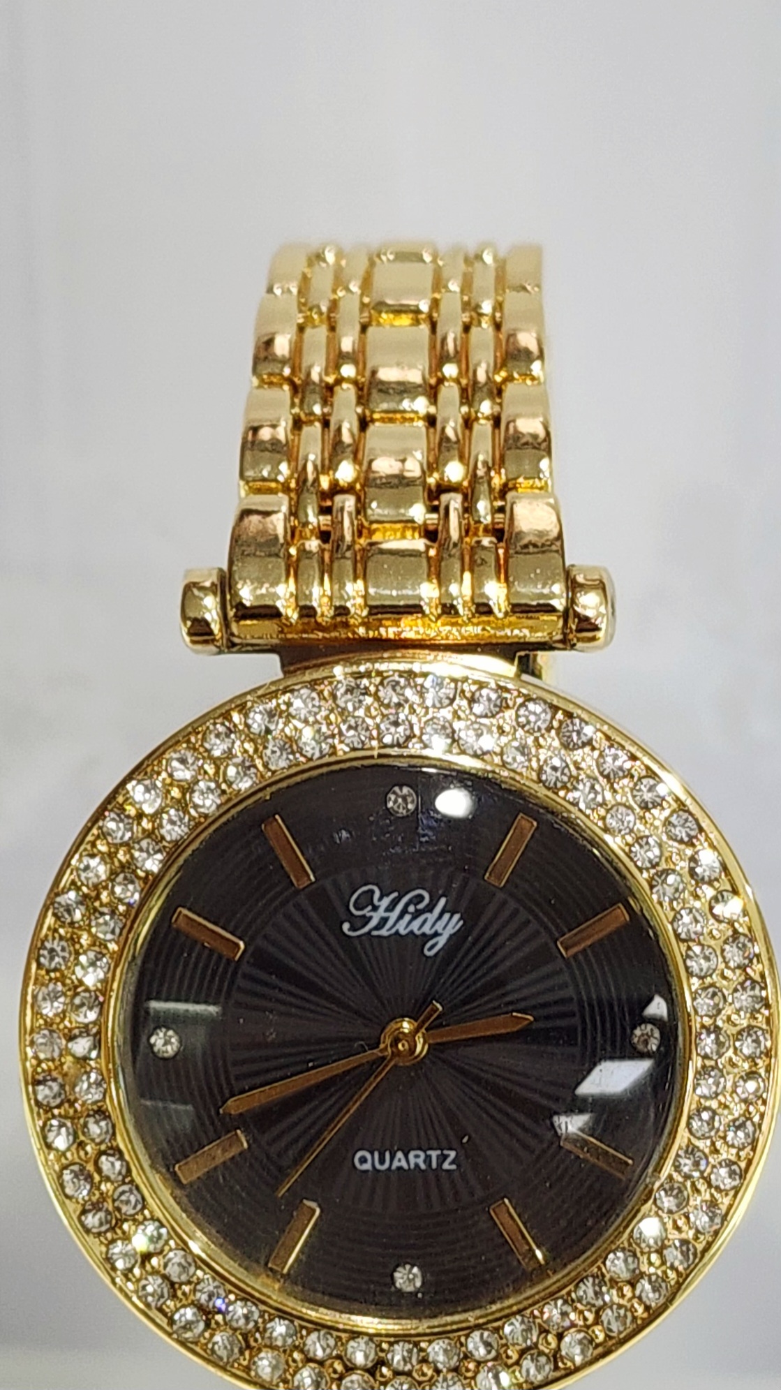 Ladies HIDY Fashion Dress Watch Gold Tone Case Black/Grey Dial Watch - Design 2409 Dress Watches Ladies HIDY Fashion Dress Watch Gold Tone Case Black/Grey Dial Watch - Design 2409 Dress Watches