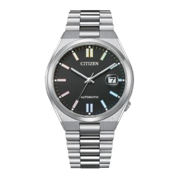 Citizen Gents "TSUYOSA" Automatic Black Dial Watch - NJ0151-53E Citizen Eco-Drive 