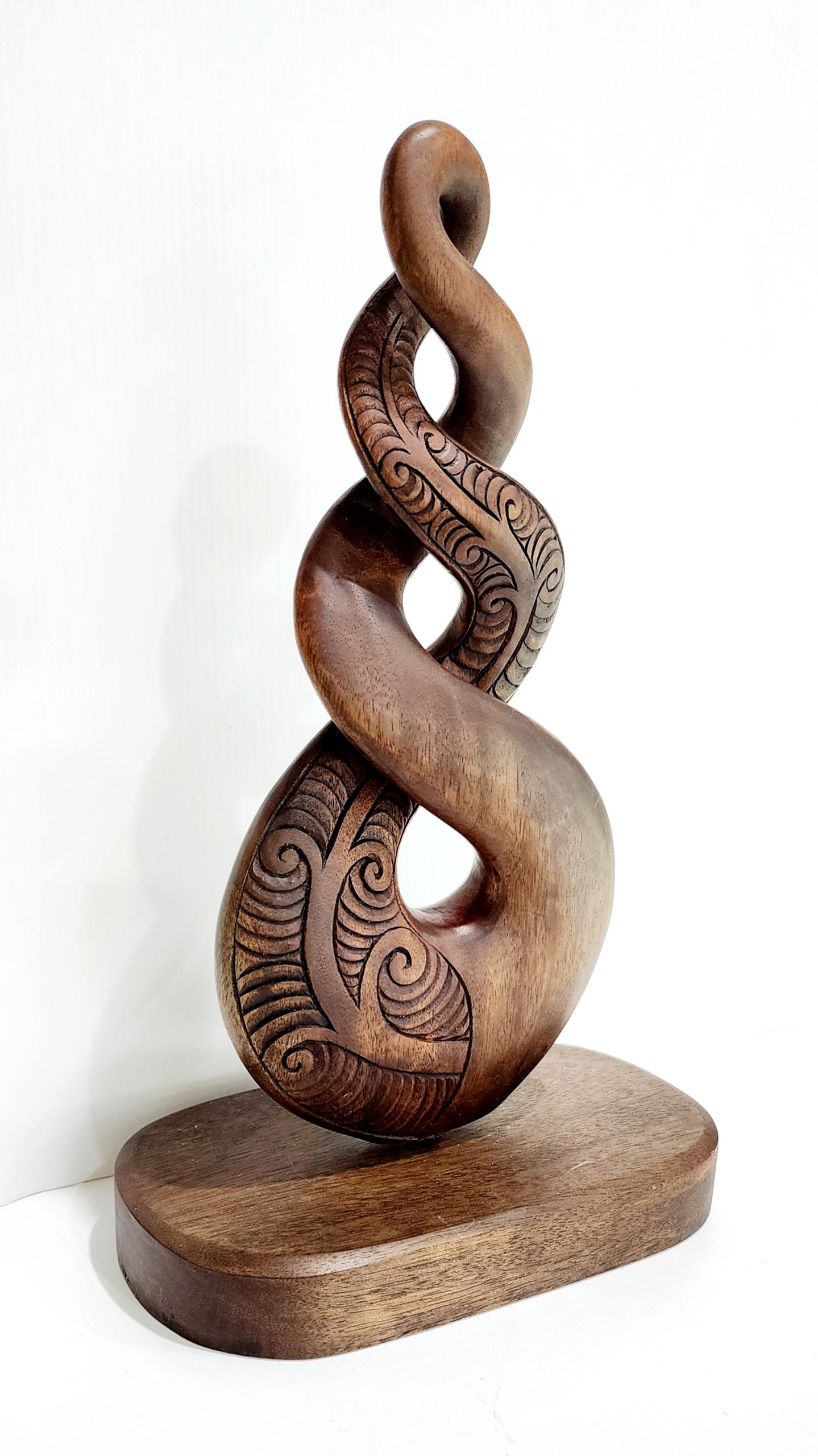 Wooden Carved Twist On Base 320mm High NIXON, WATCH Wooden Carved Twist On Base 320mm High NIXON, WATCH