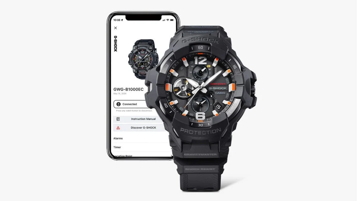 G-Shock Master of G Gravity Master Solar Powered Bluetooth 200M WR Watch - GRB300EC-1A G-SHOCK G-Shock Master of G Gravity Master Solar Powered Bluetooth 200M WR Watch - GRB300EC-1A G-SHOCK