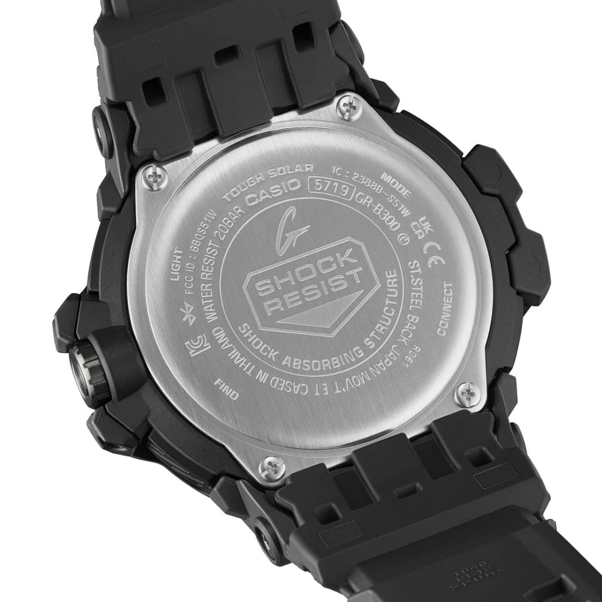 G-Shock Master of G Gravity Master Solar Powered Bluetooth 200M WR Watch - GRB300EC-1A G-SHOCK G-Shock Master of G Gravity Master Solar Powered Bluetooth 200M WR Watch - GRB300EC-1A G-SHOCK