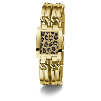 Guess Ladies MOD ID Leopard Gold Case & Band Watch - GW0807L2 GUESS 