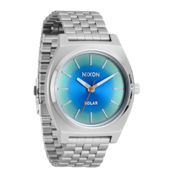 NIXON 40mm Time Teller Solar Powered Watch - A1369-5201-00 NIXON, WATCH 