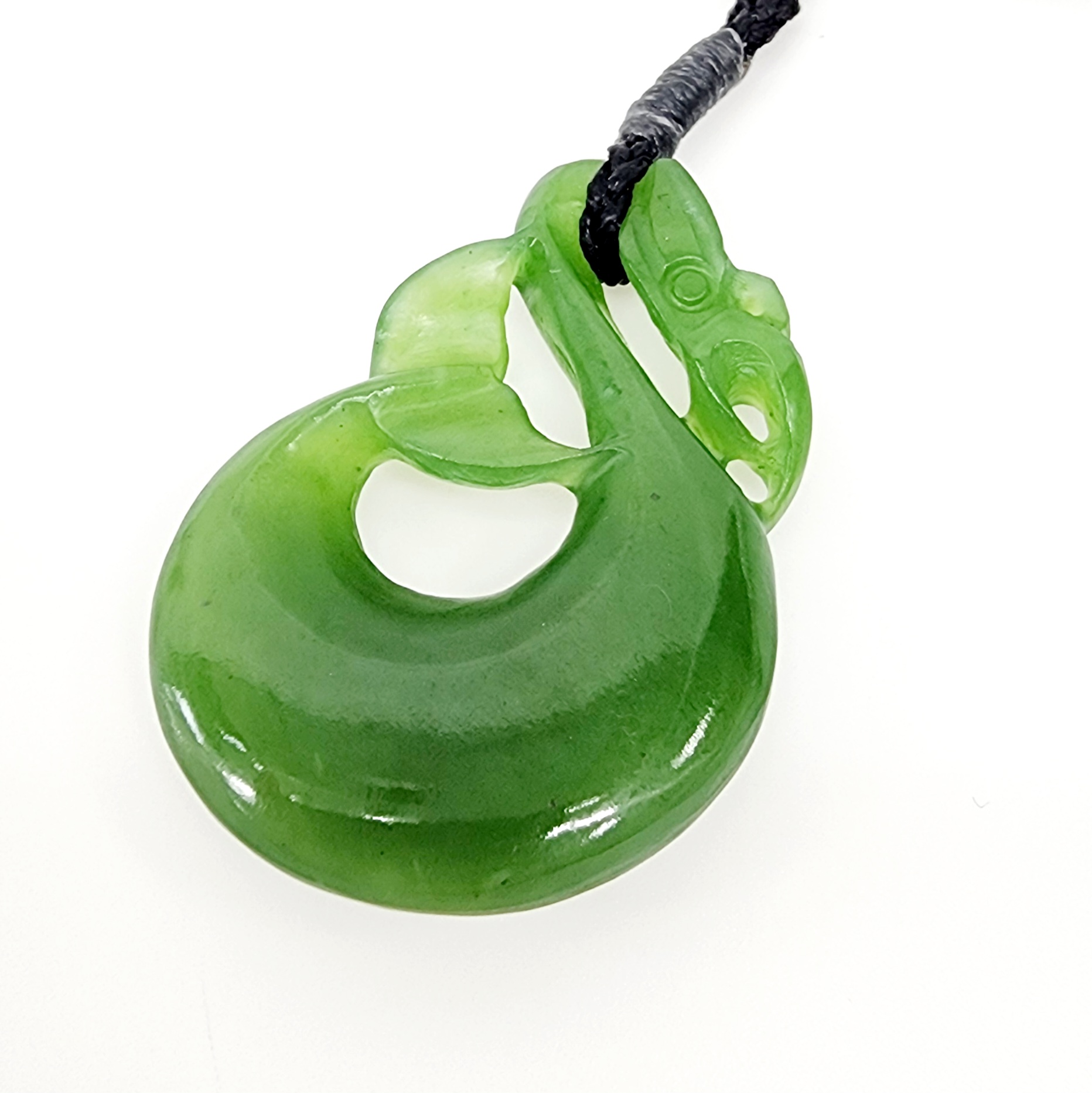 Pounamu Manaia Whale's Tail Necklace Greenstone?Jewellery Pounamu Manaia Whale's Tail Necklace Greenstone?Jewellery
