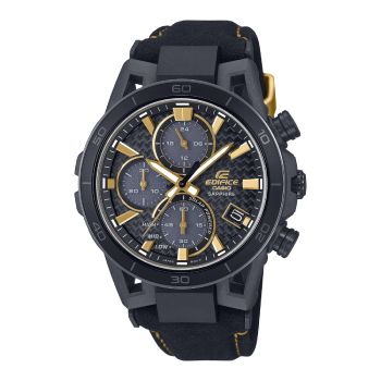 Casio Watch 50th Anniverasary Limited Edition Edifice Sospensione 100M Black / Gold Dial - EFSS640ZE-1A CASIO