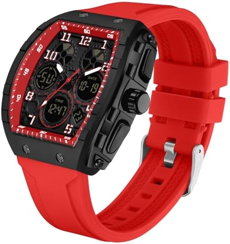 SANDA Casual Sports Men's Duel Time Watch - 6157-RED G-SHOCK SANDA Casual Sports Men's Duel Time Watch - 6157-RED G-SHOCK