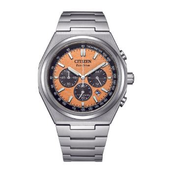 Citizen Zenshin Super Titanium Chronograph Salmon Dial - CA4610-85Z G-SHOCK 